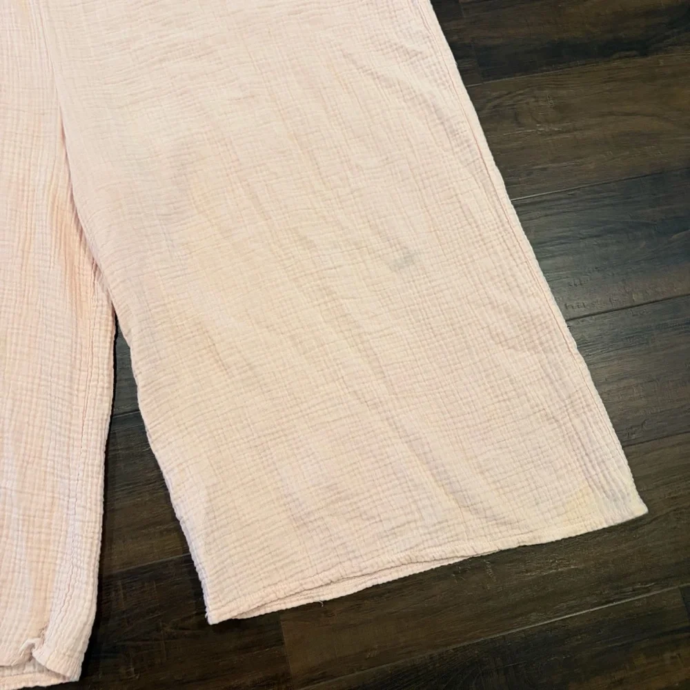 Beachwood Baby Gauze Cotton Jumpsuit Made in Italy One Size *Stain Rip* - Picture 2 of 7